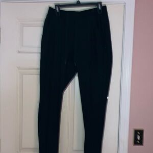 One black, one gray jogger